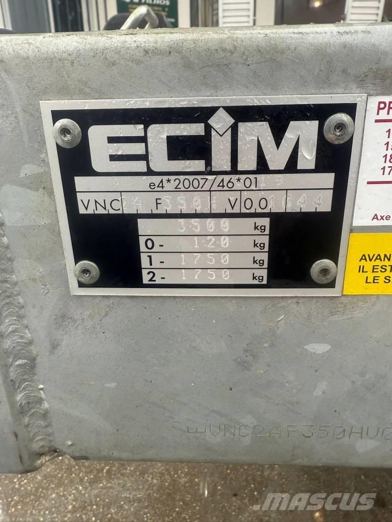  Ecim F350H Remorque porte engin