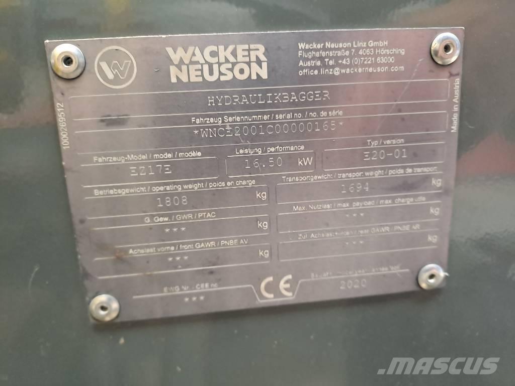 Wacker Neuson EZ17e Pelle sur chenilles