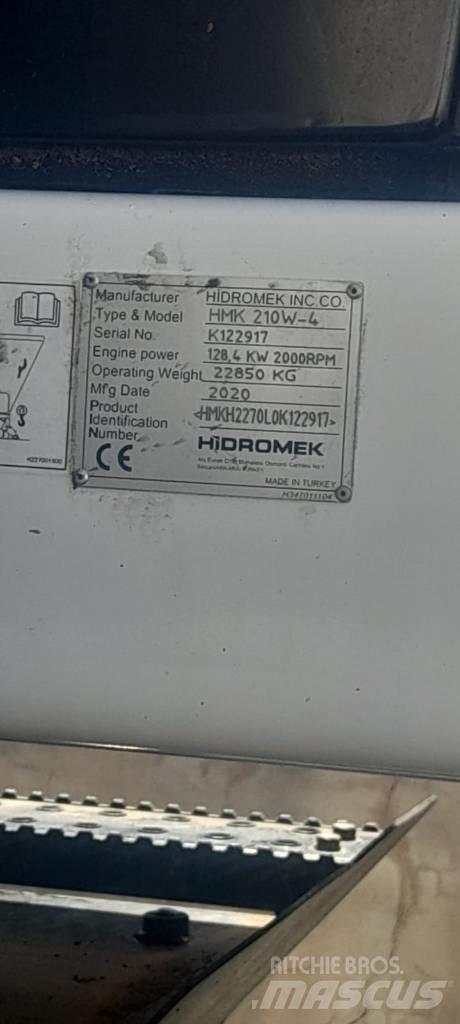 Hidromek HMK 210 W Pelle sur pneus