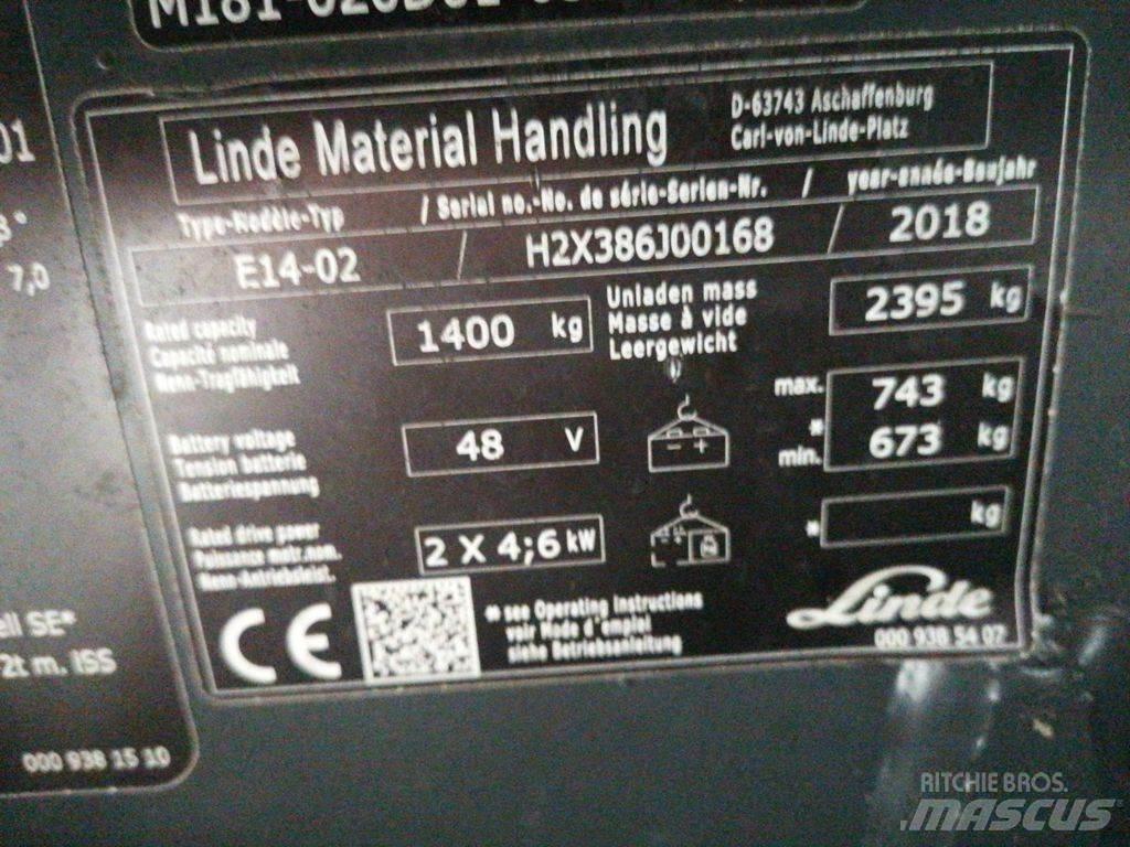 Linde E14-02 Chariots élévateurs électriques
