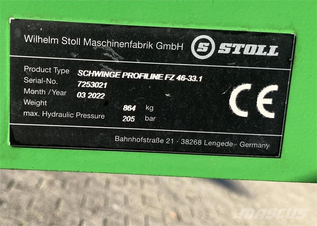 Stoll FZ 46-33.1 Chargeur frontal, fourche
