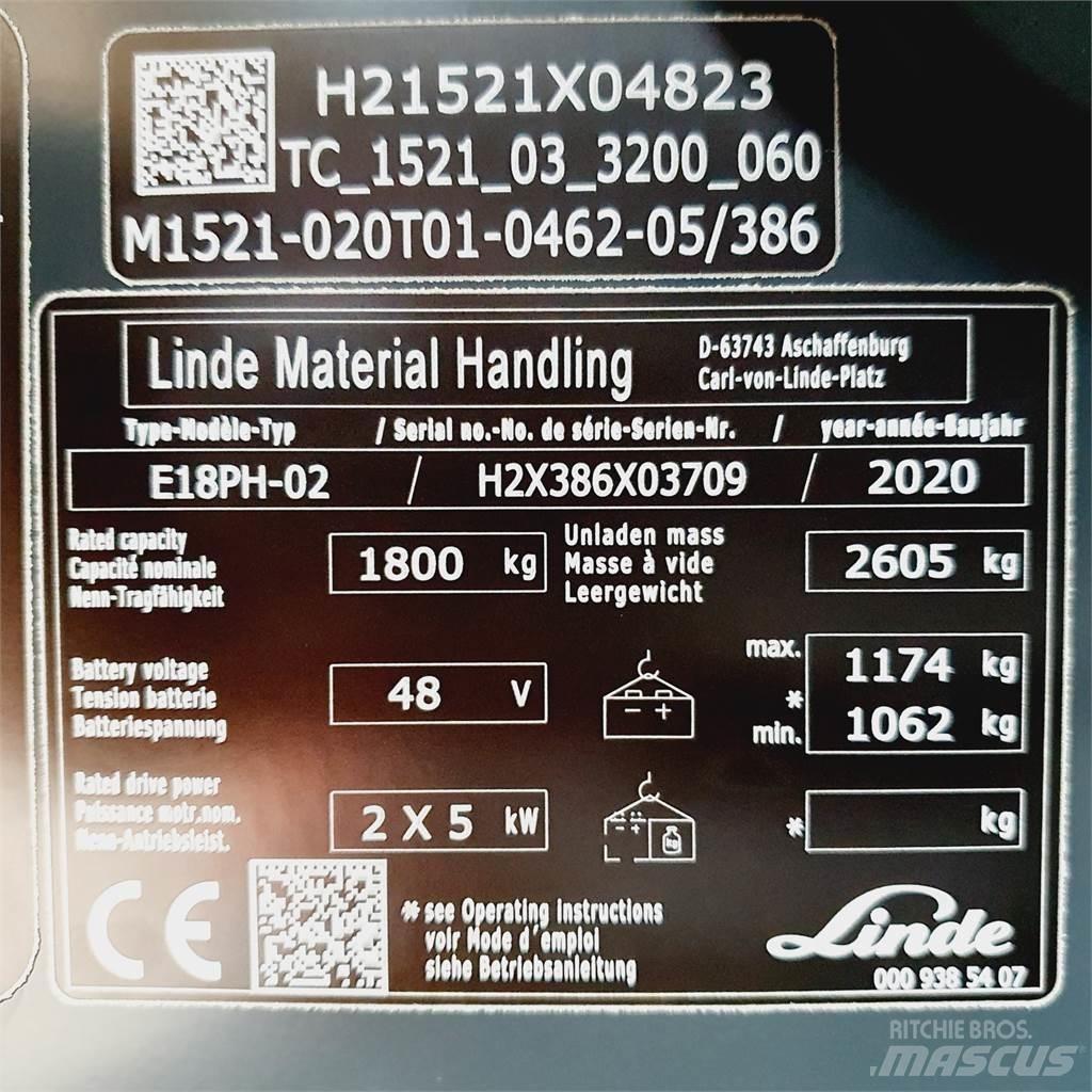 Linde E18PH Chariots élévateurs électriques