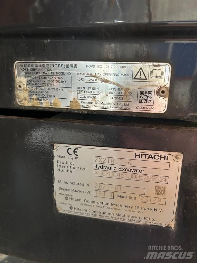 Hitachi ZX 210 LC-6 Pelle sur chenilles