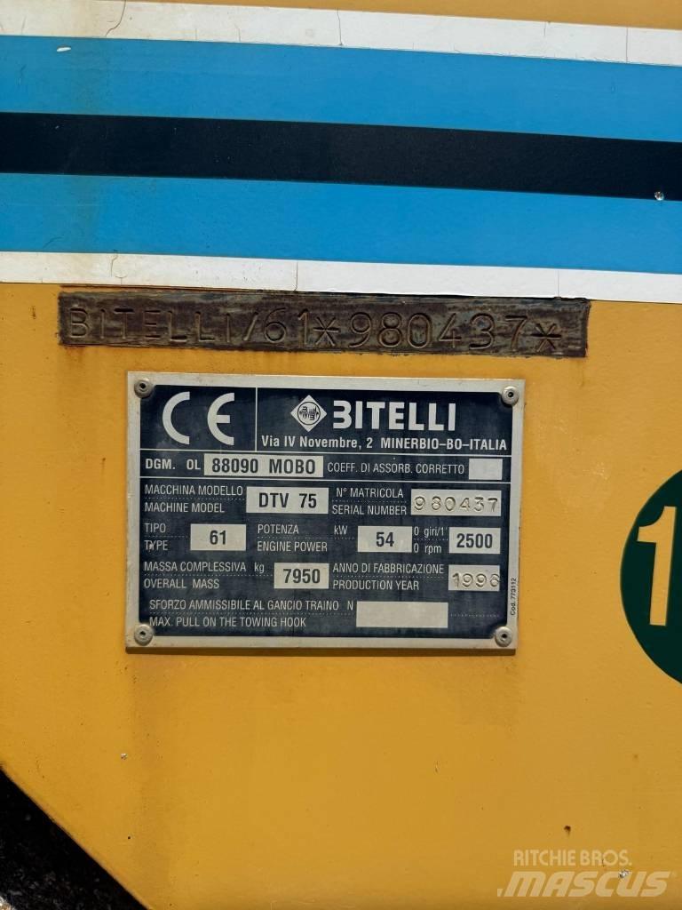 Bitelli DTV 75 Rouleaux tandem
