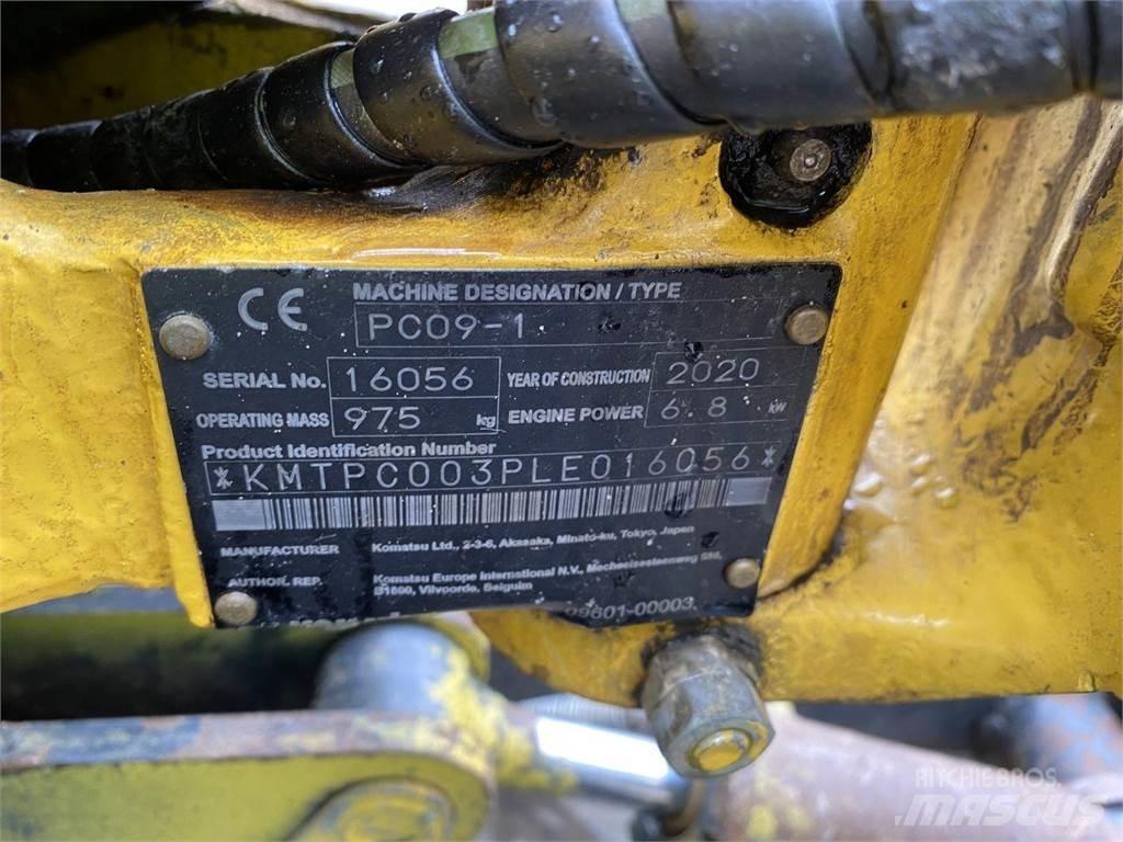 Komatsu PC09-1 Pelle sur pneus