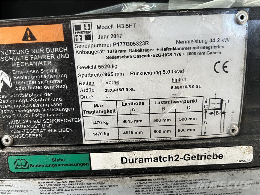 Hyster H3.5 FT/ 23R Chariots diesel