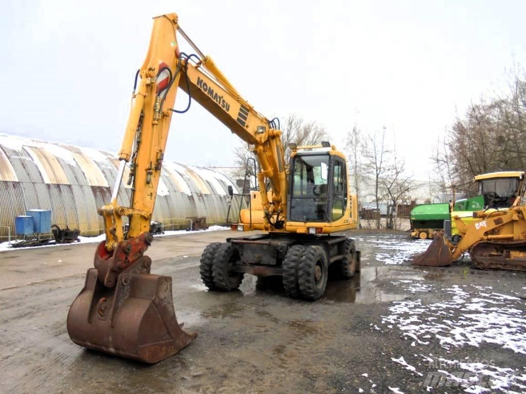 Komatsu PW 130ES-6K Pelle sur pneus