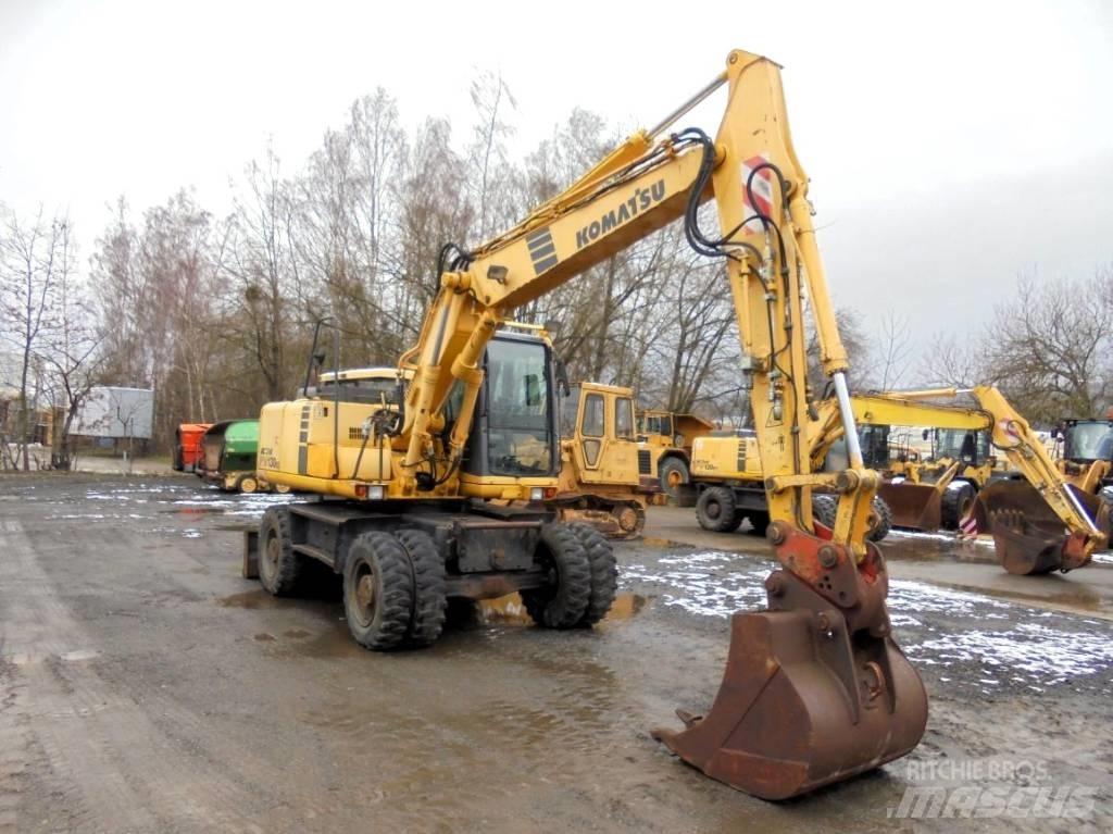 Komatsu PW 130ES-6K Pelle sur pneus