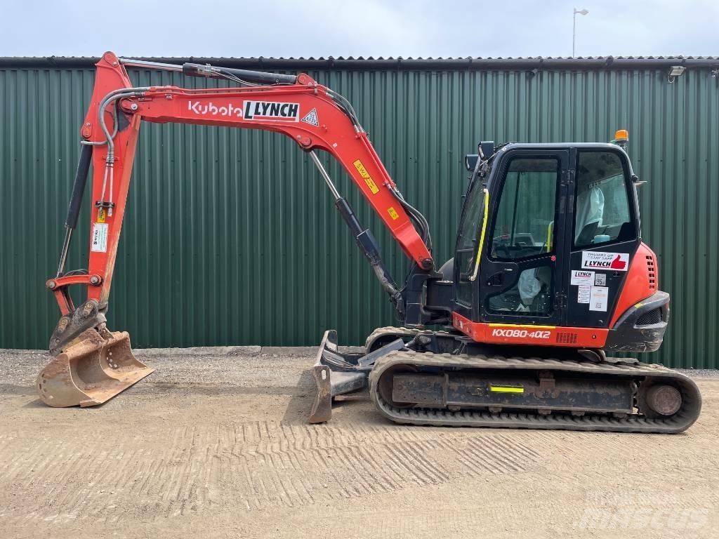 Kubota KX 080 Mini pelle 7t-12t
