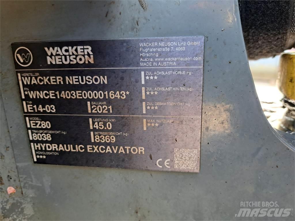 Wacker Neuson EZ80 Pelle sur chenilles
