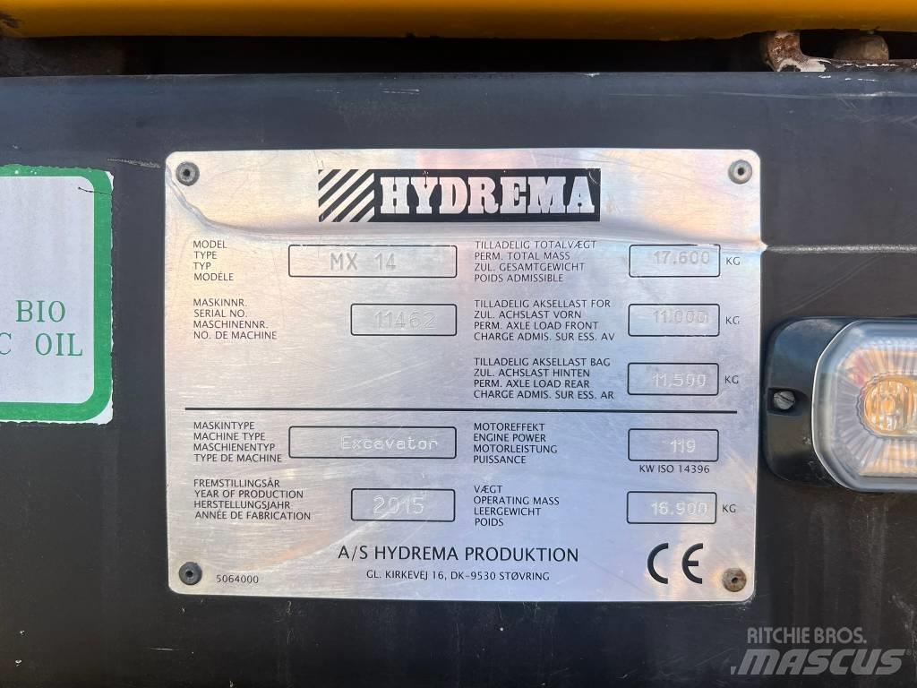 Hydrema MX14 Pelle sur pneus