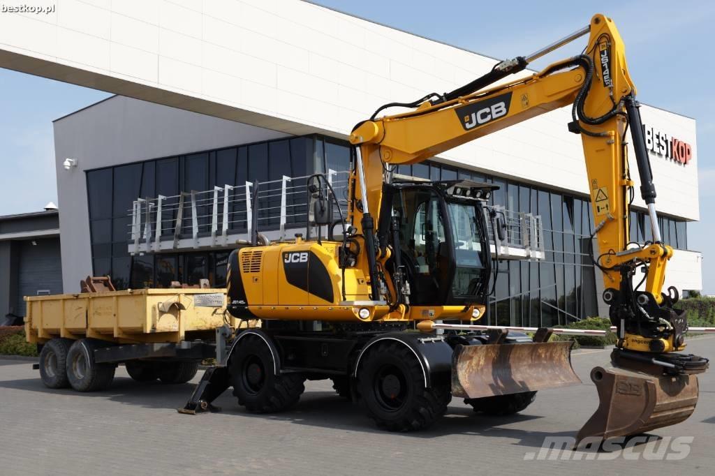 JCB JS 145 W Pelle sur pneus