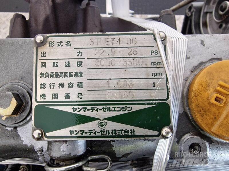 Yanmar 3TNE74-DG Moteur
