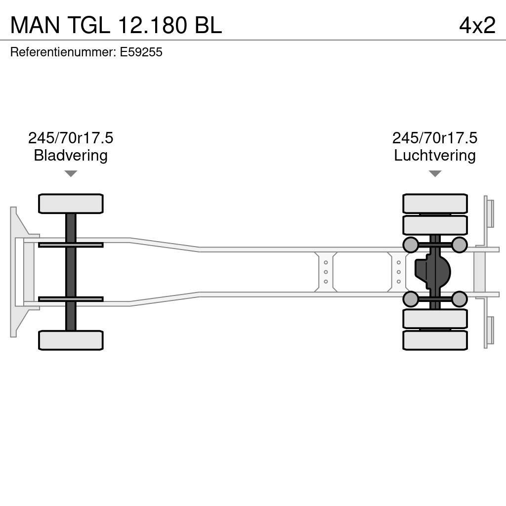 MAN TGL 12.180 BL Camion Fourgon