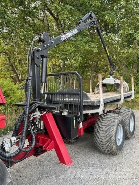 Weimer WE5 Remorque forestière avec grue