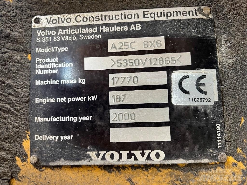 Volvo A25c Tombereau articulé