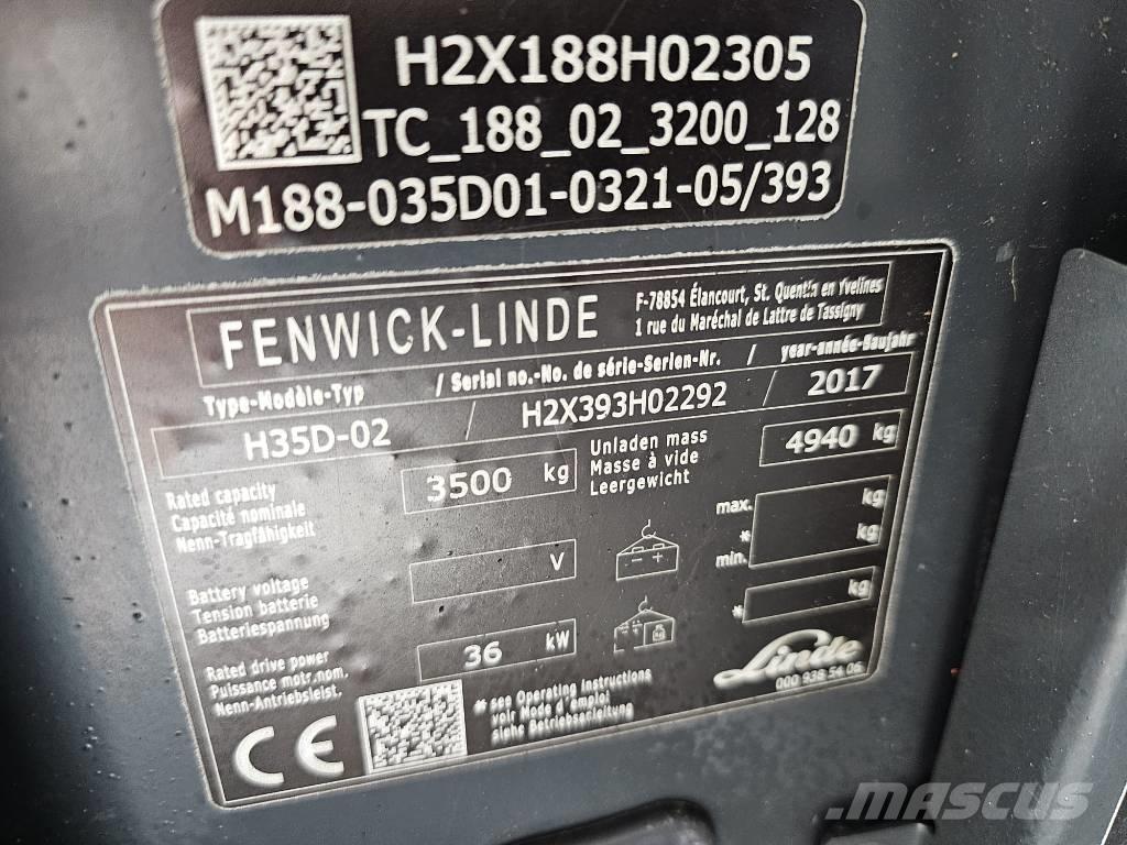 Linde H35D-02 Chariots diesel