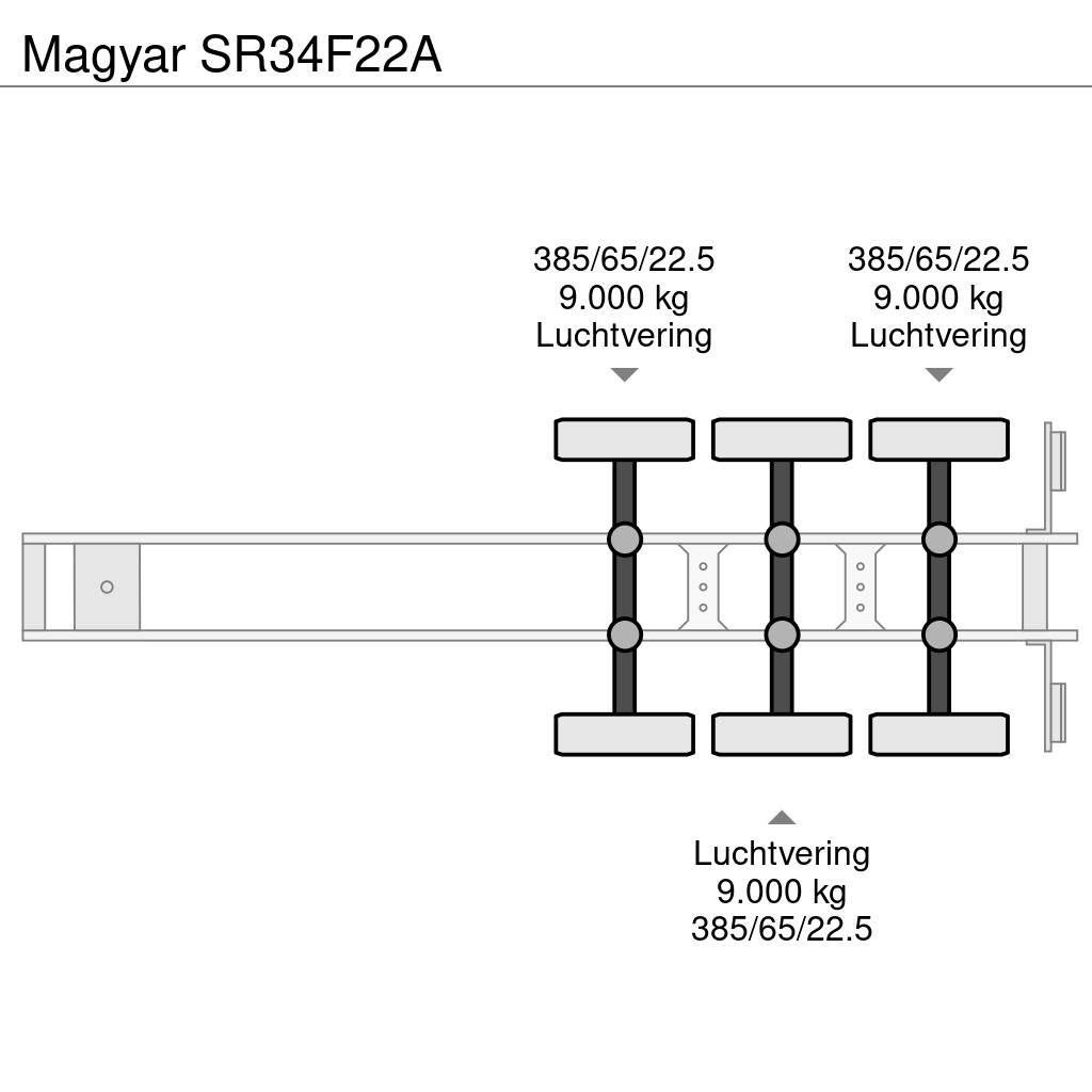 Magyar SR34F22A Semi remorque citerne