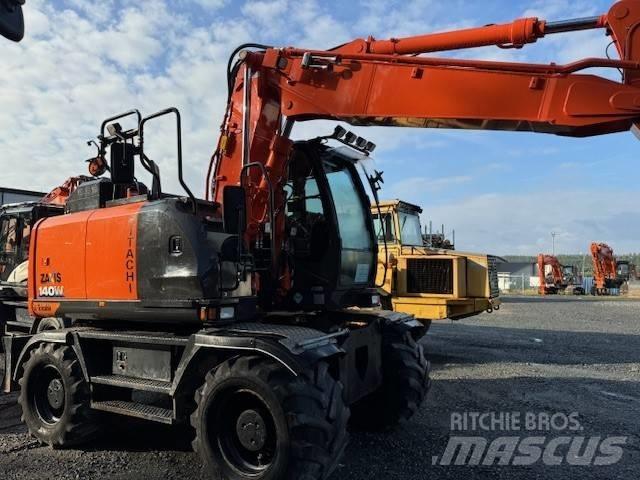 Hitachi ZX 140 W-6 Pelle sur pneus