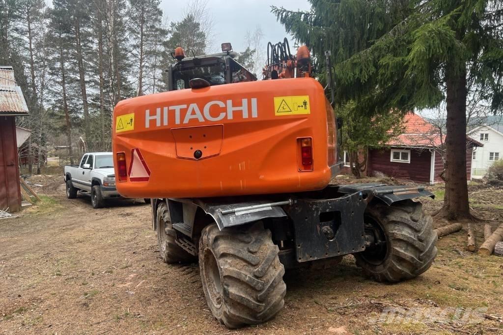 Hitachi ZX 140 W-3 Pelle sur pneus
