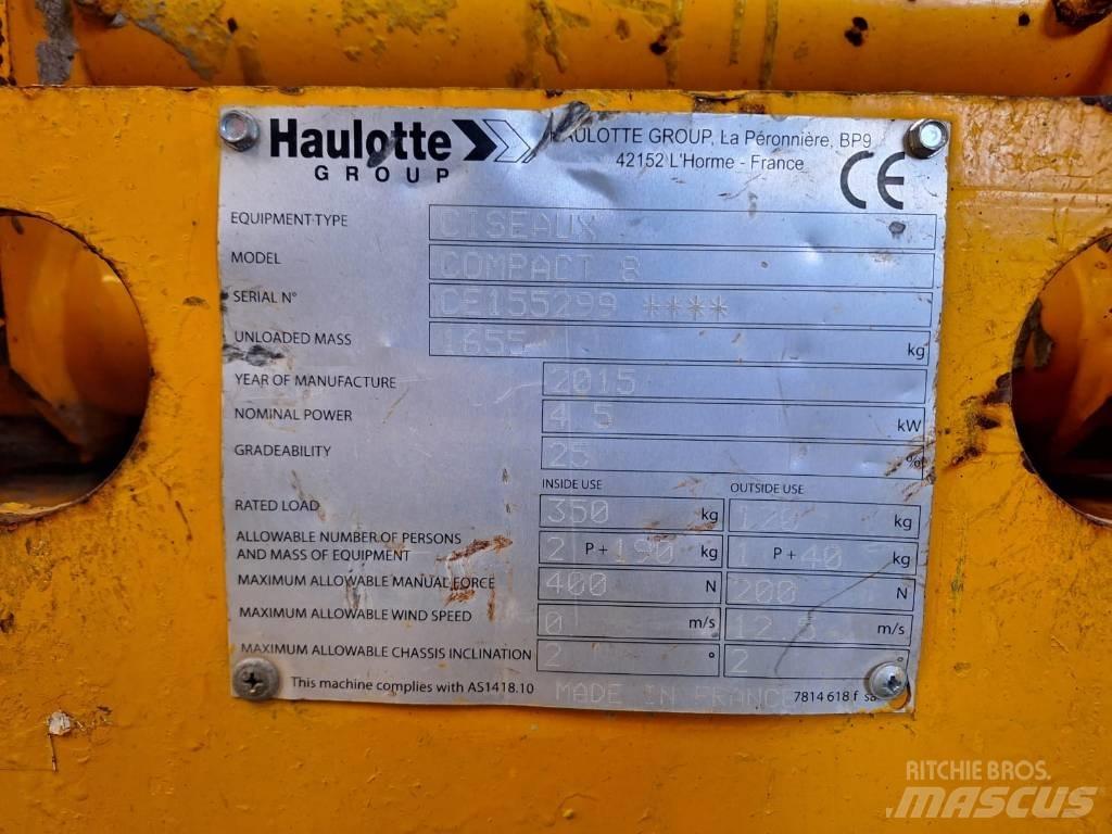 Haulotte Compact 8 Nacelle ciseaux