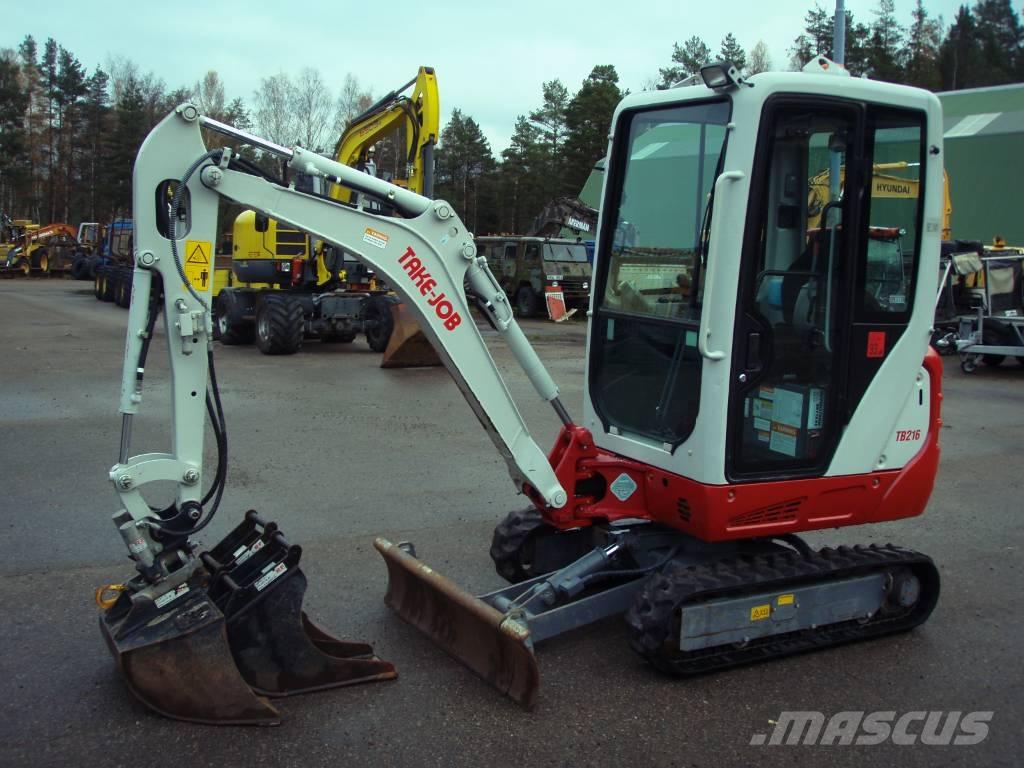 Takeuchi TB 216 Mini pelle < 7t