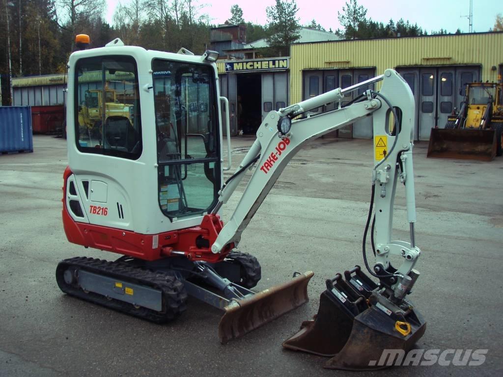 Takeuchi TB 216 Mini pelle < 7t