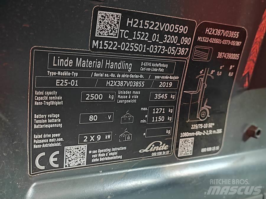 Linde E25-01 Chariots élévateurs électriques