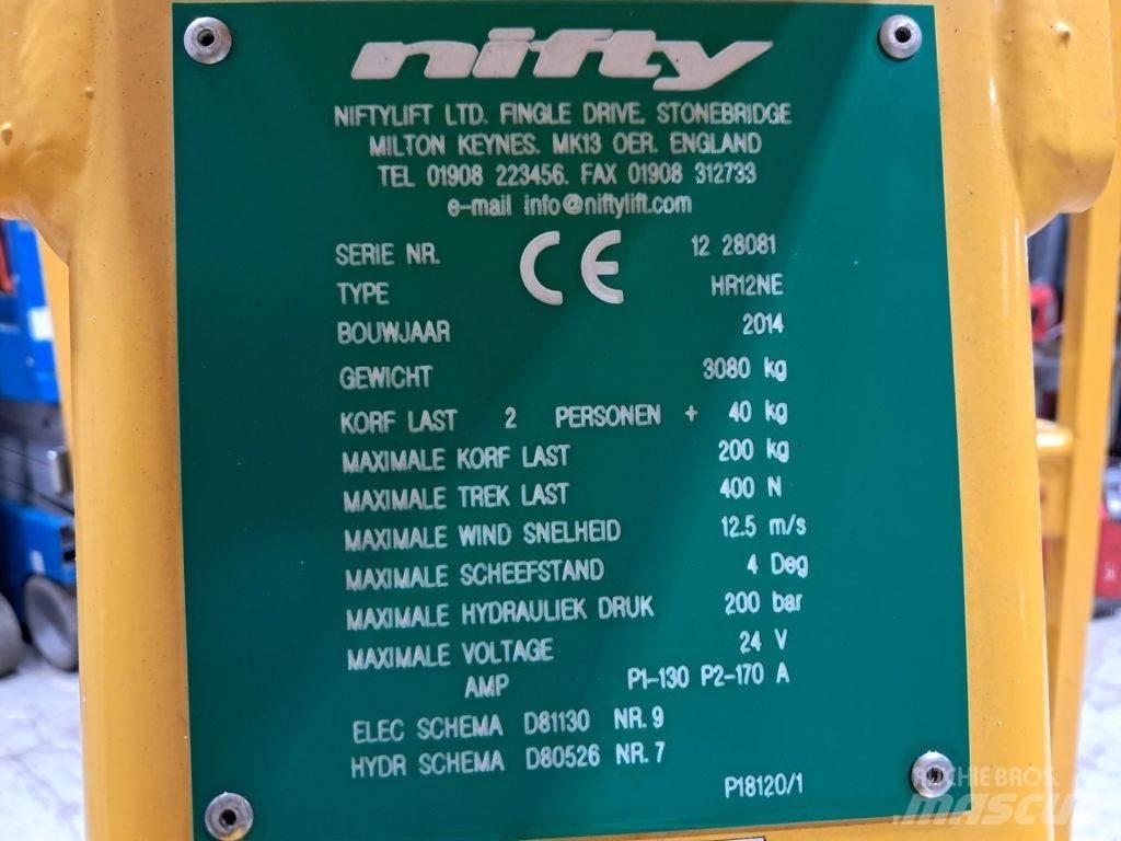 Niftylift HR12NE Nacelles articulées
