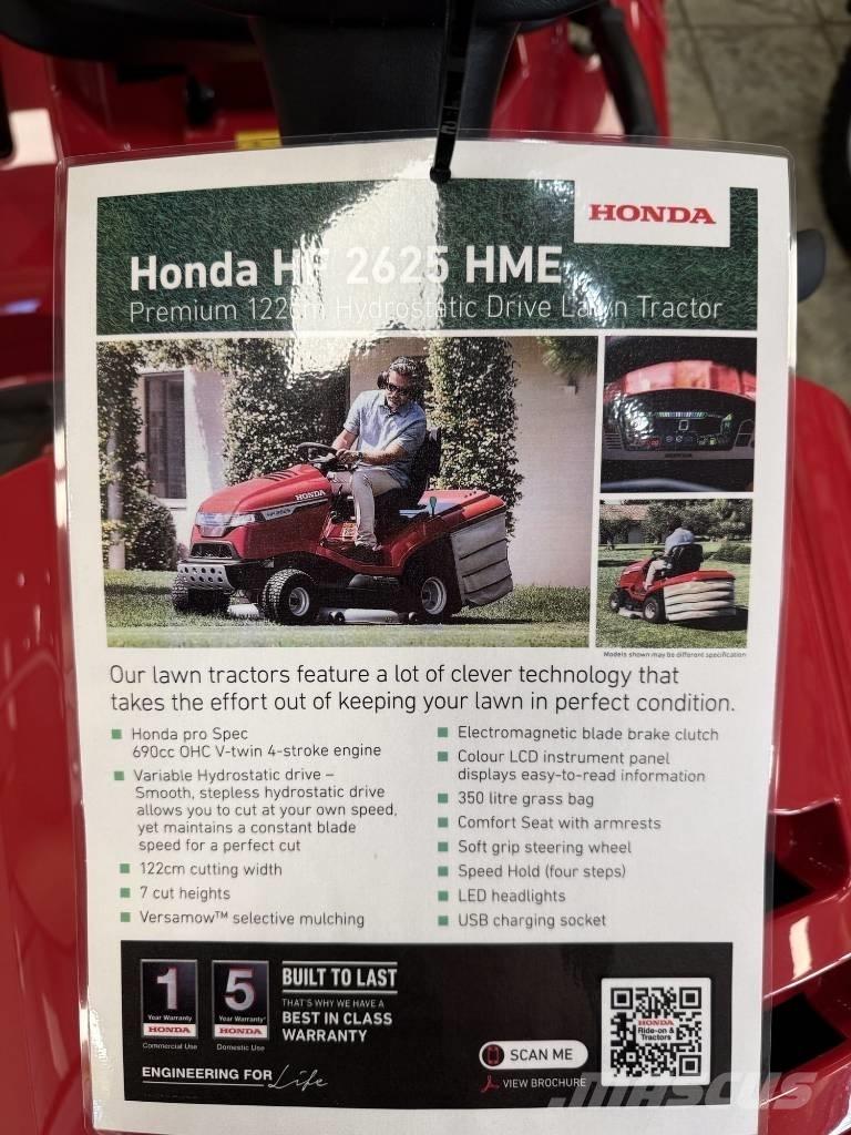 Honda HF2625 HME Tondeuses montées