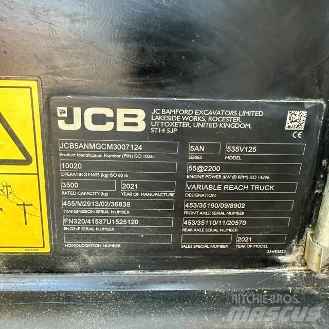 JCB 535V125 Chariot télescopique