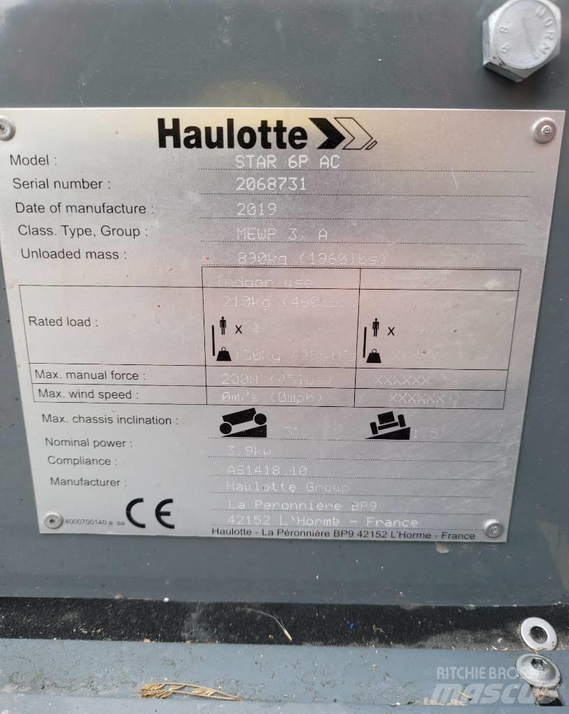 Haulotte Star 6 P Nacelles télescopiques