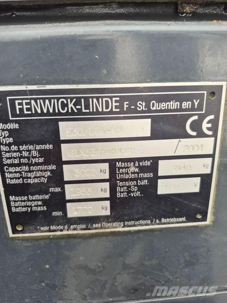 Linde e30/600-02 Chariots élévateurs électriques