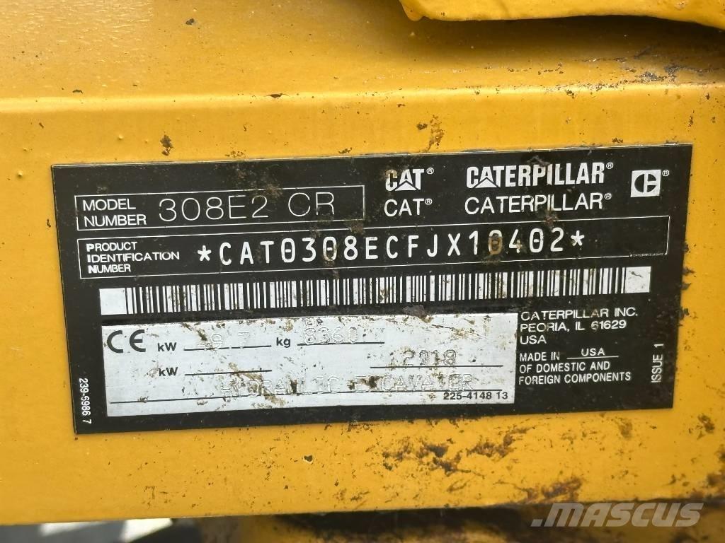 CAT 308 E 2 CR Mini pelle 7t-12t
