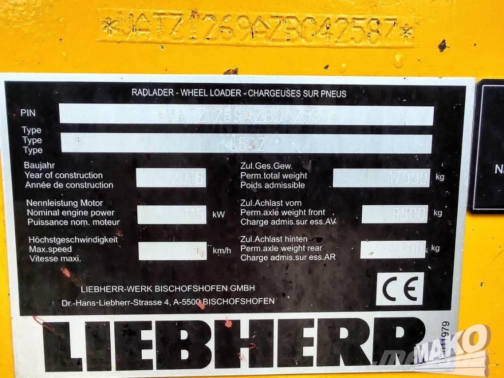 Liebherr L 542 Chargeuse sur pneus