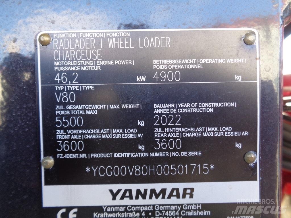 Yanmar V80 Chargeuse sur pneus