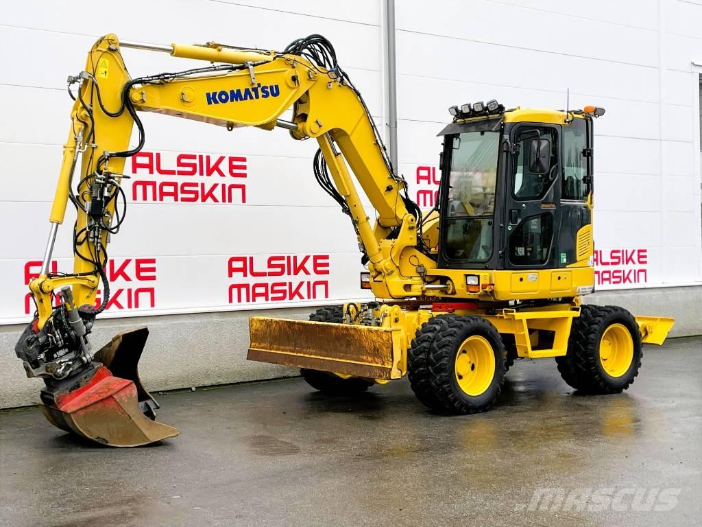 Komatsu PW 98 MR-8 Pelle sur pneus