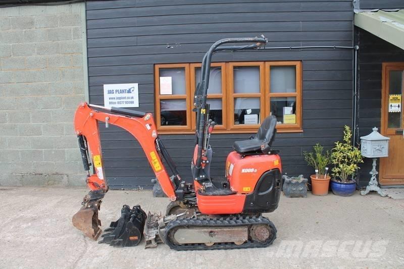 Kubota K 008-3 Mini pelle < 7t
