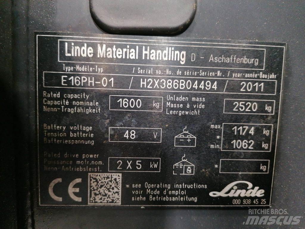 Linde E16PH-01 Chariots élévateurs électriques
