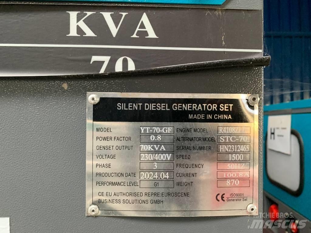  YT 70GF Générateurs diesel