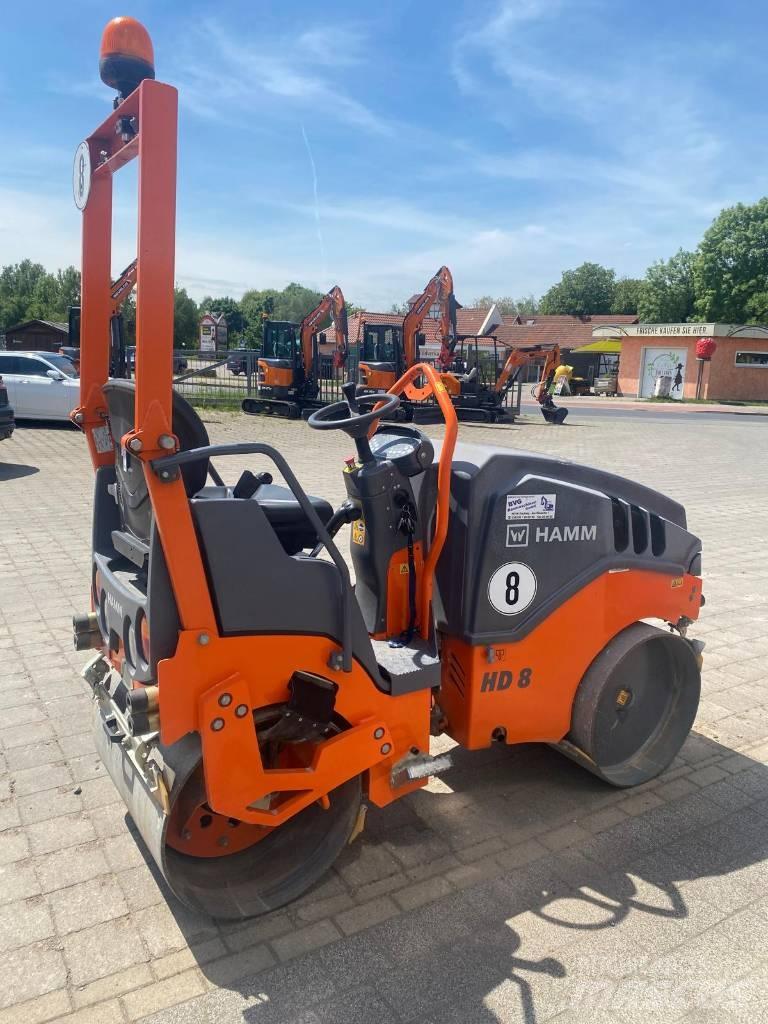 Hamm HD8VV Rouleaux tandem