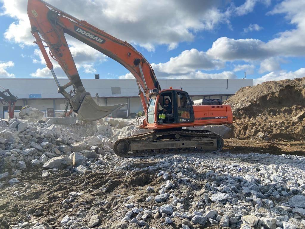 Doosan DX420LC Pelle sur chenilles
