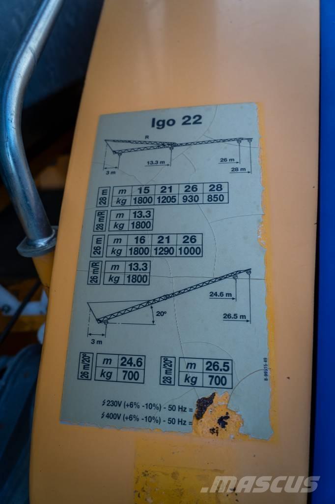 Potain Igo 22 Grue à montage rapide