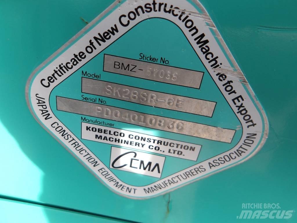 Kobelco SK 28 SR Mini pelle < 7t