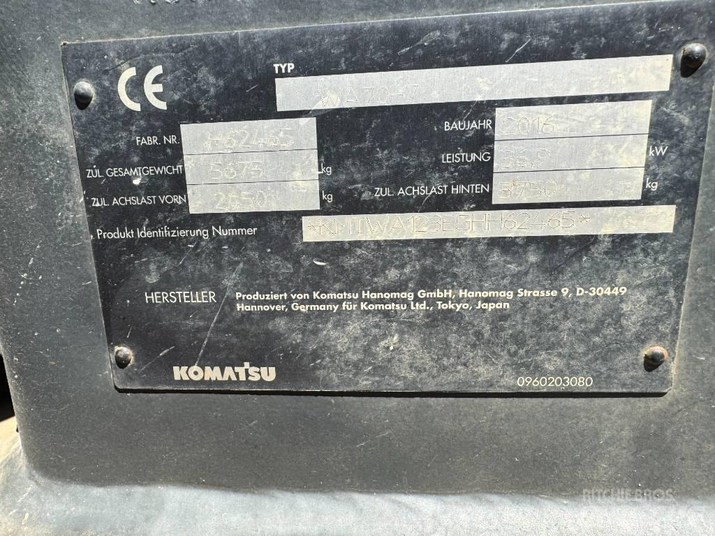 Komatsu WA70-7 Chargeuse sur pneus