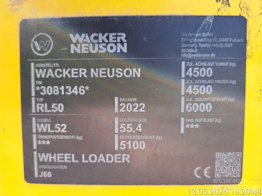 Wacker Neuson WL52 Chargeuse sur pneus