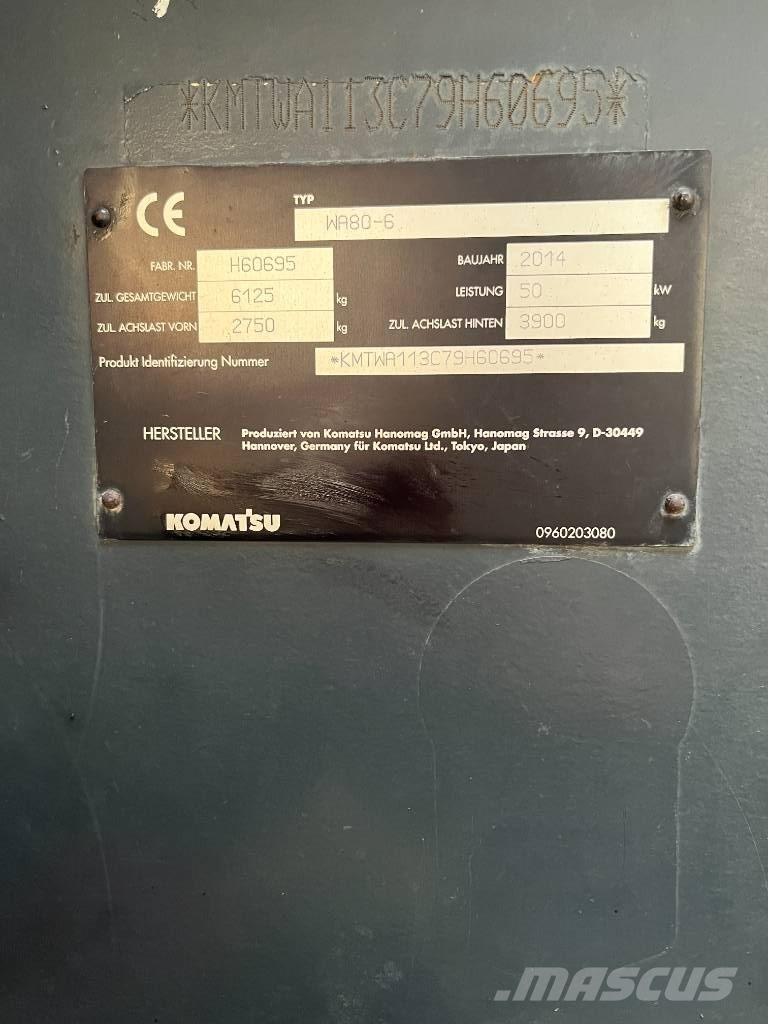 Komatsu WA 80-6 Chargeuse sur pneus