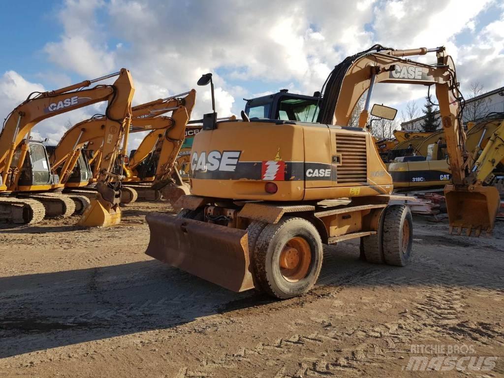 CASE WX 145 Pelle sur pneus