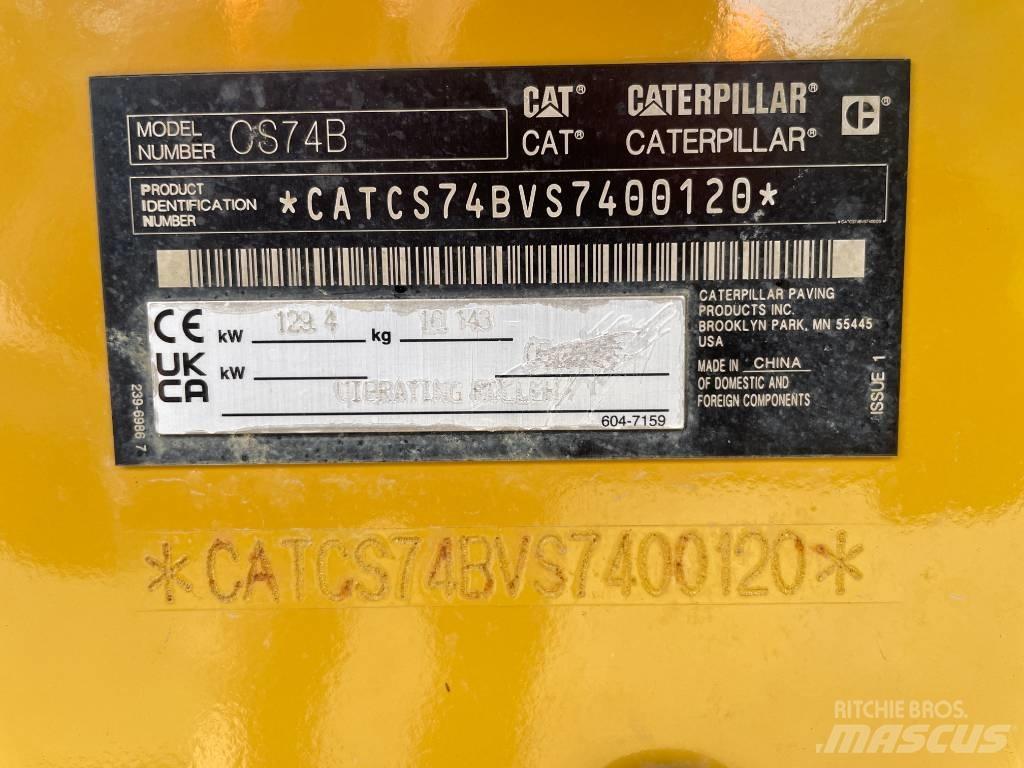 CAT CS 74 B Rouleaux monocylindre