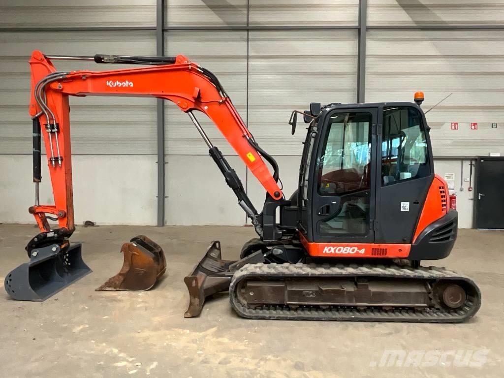 Kubota KX 080-4 Mini pelle 7t-12t